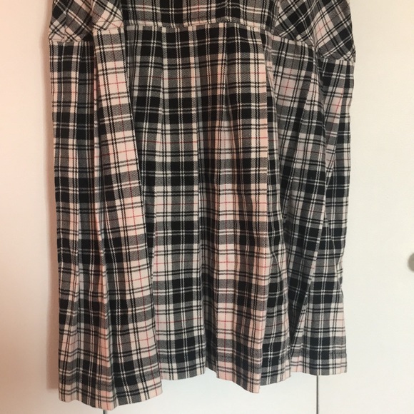 Vintage California Girl Black, Red, White Pleated Plaid Romper Size 13/14 (MED)? - Picture 6 of 13